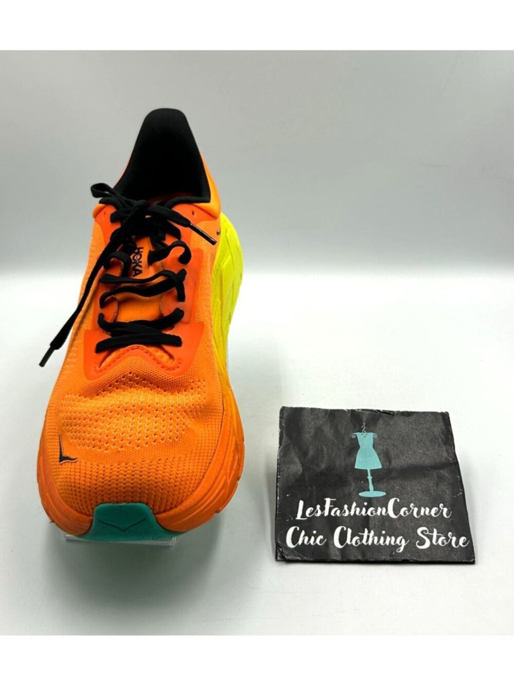 Hoka One One Men’s Orange Yellow Mesh Arahi 7 Running Shoes Size 11 3515 - Picture 16 of 16